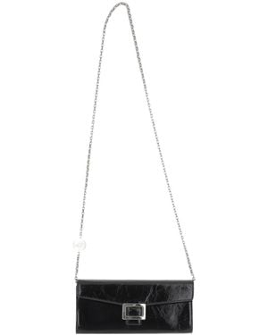Roger Vivier Belle Vivier Chain Wallet - White