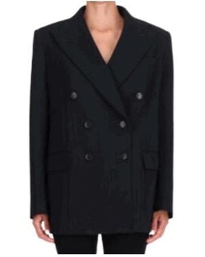 Ermanno Scervino Double-Breasted Jacket - Black