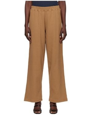 Baserange Elastic Waist Casual Trousers - Natural