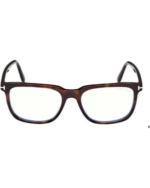 Tom Ford Eyewear Square Frame Glasses - White