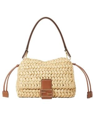 Fendi Mamma Baguette Medium Tote Bag - Metallic