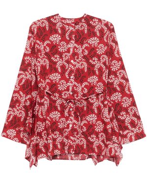 Lanvin Printed Shirt - Red