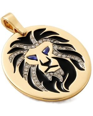 Diane Kordas Lion Pendant - Metallic