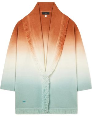 Alanui Shades Of Shore Cardigan - Green