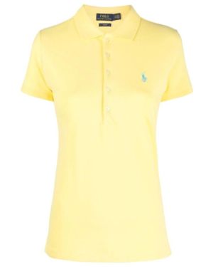 Polo Ralph Lauren Slim Fit Stretch Polo Shirt - Yellow