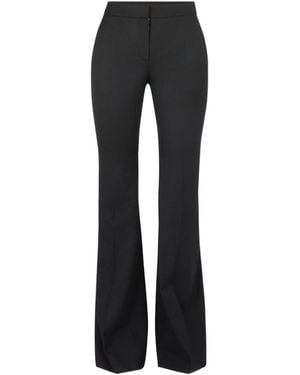 Nina Ricci Bow-Detail Flared Trousers - Black