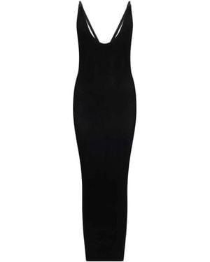 DSquared² Chic Night Long Jersey Dress - Black