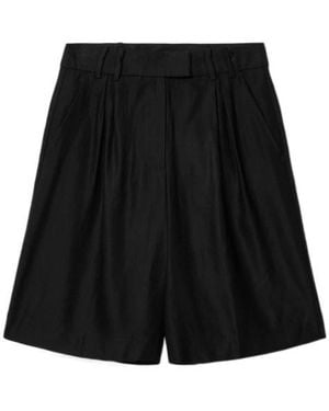 AllSaints Pleated Charley Shorts - Black