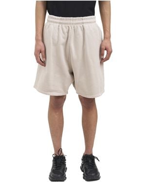 Entire studios Elastic-Waist Bermuda Shorts - Natural