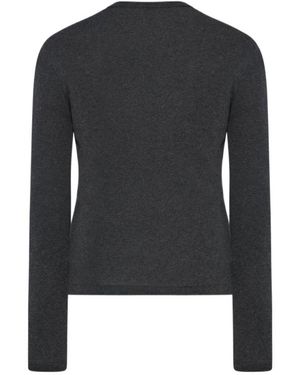 The Row Cresp Cardigan - Black