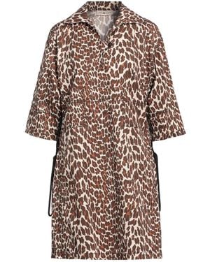 Tory Burch Leopard Print Shirt Dress - White