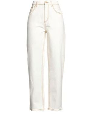 Tory Burch Denim Pants - White