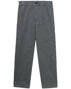 Comme des Garçons Houndstooth Pants - Gray