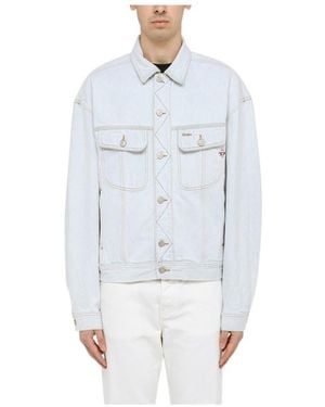 DIESEL D-Lillo Buttoned Denim Jacket - Blue