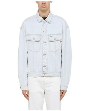 DIESEL D-Lillo Buttoned Denim Jacket - Blue