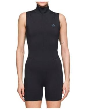 adidas X Entire Studios Sleeveless Active Jumpsuit - Blue