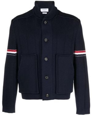 Thom Browne Long Sleeve Jacket - Blue