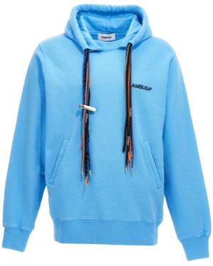 Ambush Multicord Cotton Hoodie - Blue