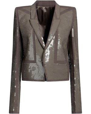 Rick Owens Single-Breasted Blazer - Black