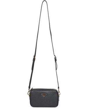 Prada Logo Shoulder Bag - White