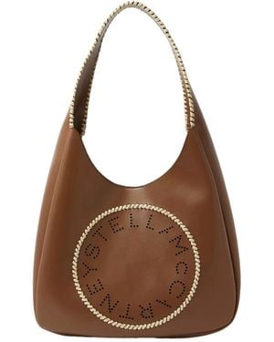 Stella McCartney Top Handle Shoulder Bag - Brown