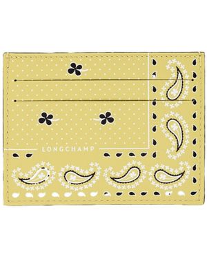 Longchamp Pocket Card Holder - Metallic