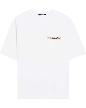 Jacquemus Simple Cotton And Linen T-Shirt - White