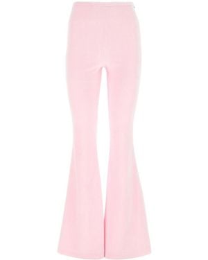 Alexander Wang Mid-Rise Flared Trousers - Pink