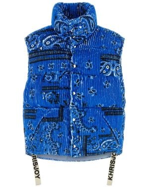 Khrisjoy Signature Padded Jacket - Blue