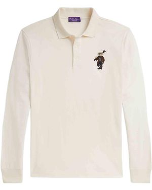 Ralph Lauren Long-Sleeved Polo Shirt - White