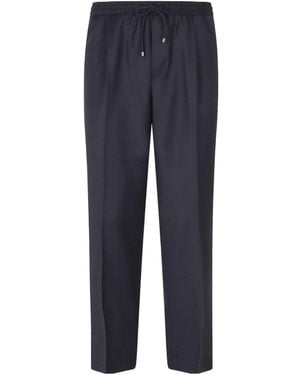 Briglia 1949 Drawstring Casual Trousers - Blue