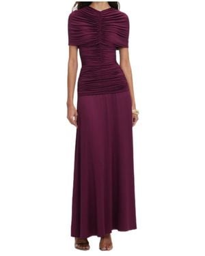 brown cardigan for dress Tina Holly Couture TW030 Burgundy Gala A Line Formal Dress Burgundy / 6 AUS main image 0