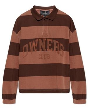 Represent Long-Sleeved Polo Shirt - Brown