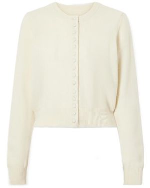 TOVE Wool And Cashmere Blend Cardigan - White