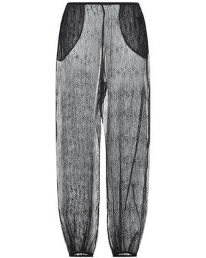 Frankie Shop Orissa Lace Ballon Trousers - Grey