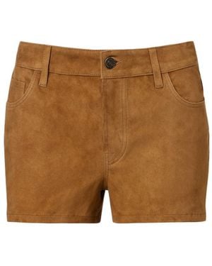 7 For All Mankind Five-Pocket Shorts - Natural