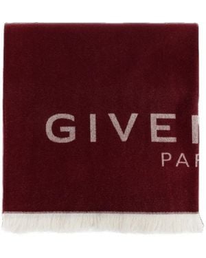 Givenchy Logo Scarf - Red