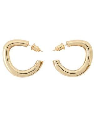 JOSEPH Chunky Hoop Earrings - Metallic