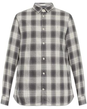 AllSaints Kelby Checked Shirt - Grey