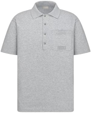 Dior Icons Polo Shirt - Gray