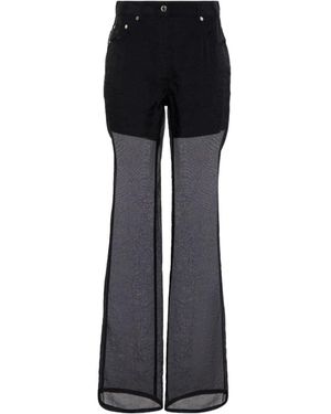 Helmut Lang Splice-Style Loudspeaker Casual Trousers - Black
