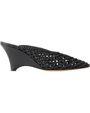Le Monde Beryl Victoria Wedge Mules - Black