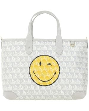 Anya Hindmarch I Am A Plastic Bag Wink Tote Bag Xs - White