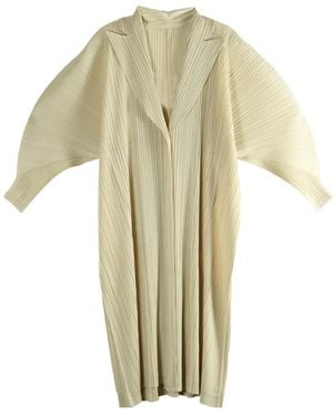 Pleats Please Issey Miyake Pleats Please Issey Miyake Monthly Colors: December Coat - White