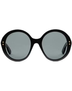 Gucci Round-Frame Sunglasses - Black
