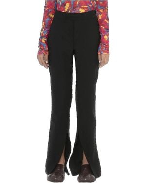 JW Anderson Split Casual Pants - Black