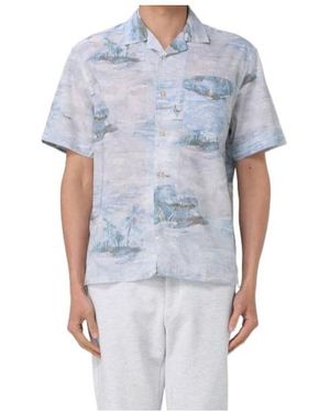 Eleventy Short Sleeve Shirt - Blue