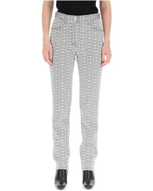 Givenchy 4G Jacquard Jeans - Grey