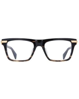 Balmain Eyewear Rectangle Frame Glasses - Metallic