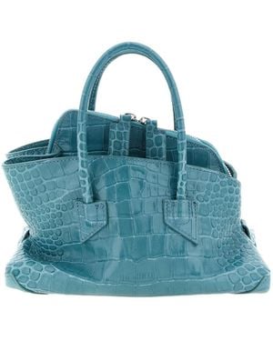 The Attico 'La Passeggiata Mini' Handbag - Blue
